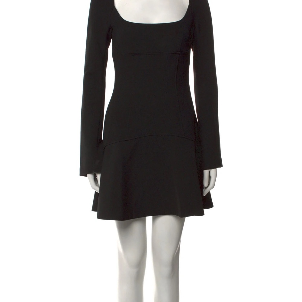 A.L.C. Black Heidi Long Sleeve Dress XS 2 $495 sold out skater work